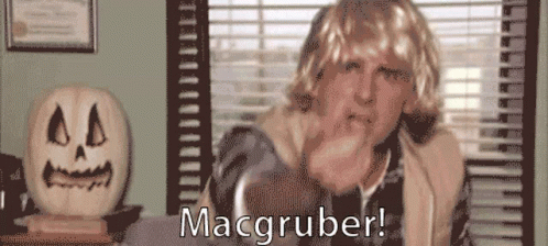 Macgruber The Office GIF.