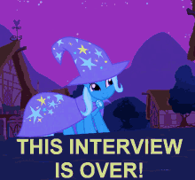 This Interview Is Over My Little Pony GIF - This Interview Is Over My Little Pony Burst GIFs