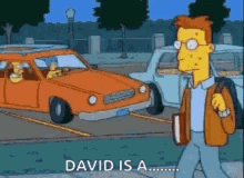 Nerd The Simpsons GIF - Nerd The Simpsons David Is A Nerd GIFs