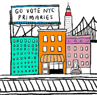 Vote Nyc Sticker - Vote Nyc New York Stickers