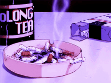 purple cigarette anime