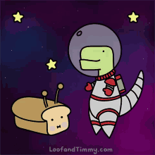 Loof And Timmy Space GIF - Loof And Timmy Space Space Bread GIFs