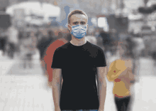 Wearing Mask Drumsy GIF - Wearing Mask Drumsy Social Distancing GIFs
