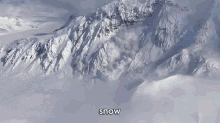 snow snow alps