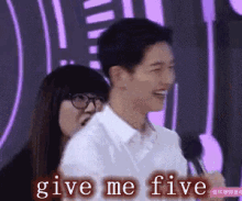 击掌，给我五，宋仲基 GIF - Give Me Five Song Zhong Ji GIFs