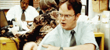 Dwight Schrute The Office GIF - Dwight Schrute The Office Muscles GIFs