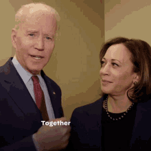 Together Were Gonna Make Sure That Americas Back Joe Biden GIF - Together Were Gonna Make Sure That Americas Back Joe Biden Kamala Harris GIFs