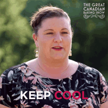 Keep Cool Amanda GIF - Keep Cool Amanda The Great Canadian Baking Show GIFs