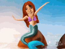 mermaid smile happy