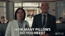 How Many Pillows Do You Need Dr Chan Kaifang GIF - How Many Pillows Do You Need Dr Chan Kaifang Jimmy O Yang GIFs