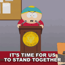 Its Time For Us To Stand Together Eric Cartman GIF - Its Time For Us To Stand Together Eric Cartman South Park GIFs