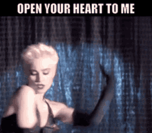 Madonna Open Your Heart GIF - Madonna Open Your Heart 80s Music GIFs