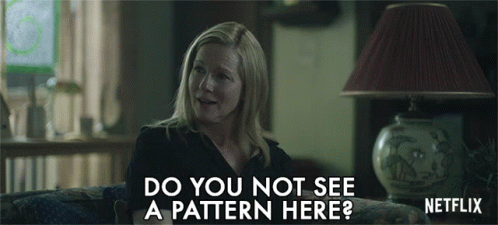 Do You Not See A Pattern Here Laura Linney GIF - Do You Not See A Pattern Here Laura Linney Wendy Byrde GIFs