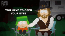 You Have To Open Your Eyes Miles Standish GIF - You Have To Open Your Eyes Miles Standish Kyle Broflovski GIFs