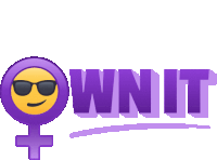Own It Woman Power Sticker - Own It Woman Power Joypixels Stickers