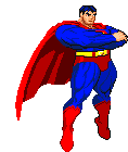 Superman Pose Sticker - Superman Pose Fly Stickers