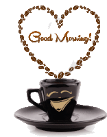 Good Morning Coffee Sticker - Good Morning Coffee Beans Stickers