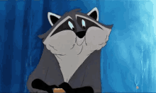 meeko eating