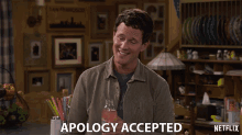 Apology Accepted Steve Hale GIF - Apology Accepted Steve Hale Scott Weinger GIFs