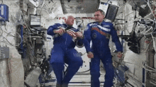 nasa nasa gifs spinning space station astronaut