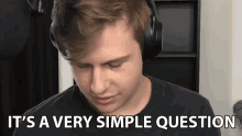 Its A Very Simple Question Basic GIF - Its A Very Simple Question Basic Easy GIFs