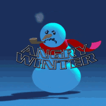 Frigid Angry Winter GIF - Frigid Angry Winter Mad Snowman GIFs