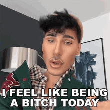 I Feel Like Being A Bitch Today Danny Defreitas GIF - I Feel Like Being A Bitch Today Danny Defreitas Feels Like Being A Villain Today GIFs
