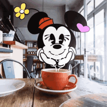 Minnie Mouse Coffee GIF - Minnie Mouse Minnie Coffee GIFs