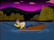 Homer Fishing GIF - The Simpsons Homer Simpson Fishing GIFs