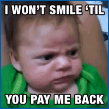 Grumpy Baby Meme GIF - Grumpy Baby Meme Smile GIFs
