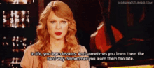 taylor swift learning lessons hardest easy way interview