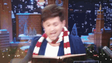 niall horan the tonight show reading cute handsome
