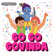 Go Go Govinda.Gif GIF - Go Go Govinda Lordkrishna Bless You GIFs