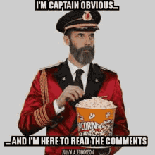 Captain Obvious Im Captain Obvious GIF - Captain Obvious Im Captain Obvious And Im Here To Read The Comments GIFs