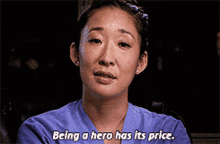 Greys Anatomy Cristina Yang GIF - Greys Anatomy Cristina Yang Being A Hero Has Its Price GIFs
