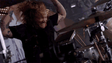 drummer slow motion drums beat rock drummer slow motion drums beat rock