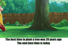 Nature The Best Time To Plant A Tree GIF - Nature The Best Time To Plant A Tree Next Best Time GIFs