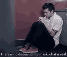 Twenty One Pilots No Distraction To Mask What Is Real GIF - Twenty One Pilots No Distraction To Mask What Is Real GIFs