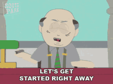 Lets Get Started Right Away South Park GIF - Lets Get Started Right Away South Park S2e7 GIFs