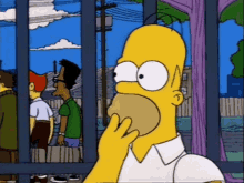 Homero Preocupado GIF - Homero Preocupado Universidad GIFs