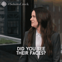 Did You See Their Faces Stevie GIF - Did You See Their Faces Stevie Stevie Budd GIFs