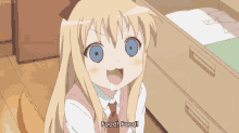 yuruyuri feed me food puppy