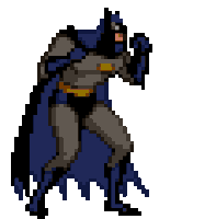 Pixel Art Pixel Art Batman Sticker - Pixel Art Pixel Art Batman Batman Stickers