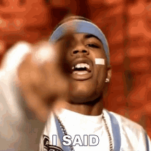 I Said Nelly GIF - I Said Nelly Air Force Ones Song GIFs