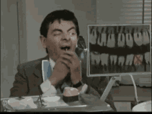 Mr Bean Welding The Teeth In The Dentist GIF - Mr Bean Welding The Teeth In The Dentist Dentist GIFs