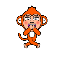 Monkey Animal Sticker - Monkey Animal Haha Stickers