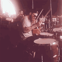 Drumming Jake Massucco GIF - Drumming Jake Massucco Four Year Strong GIFs