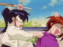 Rurouni Kenshin Hit GIF - Rurouni Kenshin Hit Scold GIFs