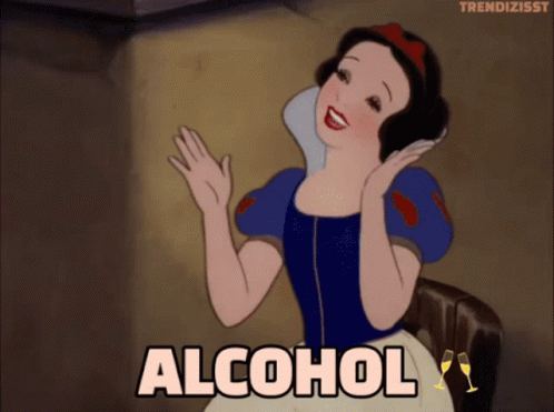 Alcohol Drink Time GIF - Alcohol Drink Time Snow White GIFs