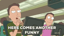 Rickand Morty Here Comes Another Funny GIF - Rickand Morty Here Comes Another Funny Jerry GIFs